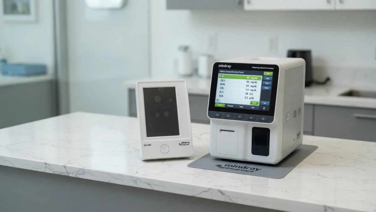 Аналізатори Mindray vetXpert I3 та UA-60V у ветеринарній лабораторії А-Вет