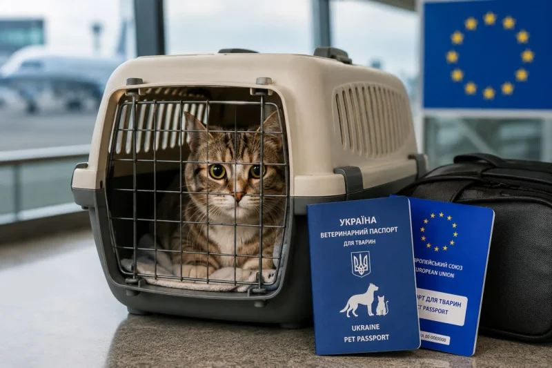Як вивезти кота чи собаку з України